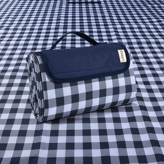 Lchkrep Picnic Blanket Beach Blankets 80"x60" Large Sandproof Waterproof Camping Portable Travel Blanket Play Mat for Outdoor Indoor Family Beach Park Grass,Hiking, Music Festival