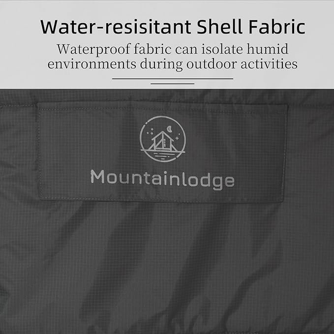 Mountainlodge Balance Sleeping Bag for Adult,Cold&Warm Weather with Compression Sack and Water Resistant for Family Camping,Travel and Car Camping