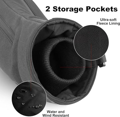 Heated Hand Muff with 10000 mAh Rechargeable Battery Electric Heated Hand Warmer Pouch for Winter Hunting Football Golf Outdoor Walk