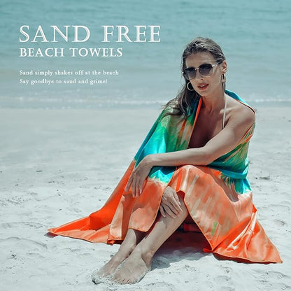 Your Choice Microfiber Beach Towels, Sand Free Beach Towel, Quick Dry Beach Towel, Extra Large Beach Towels for Adults, Kids (67x35 Inch, 60x30 Inch), Travel Towel, Camping Towel