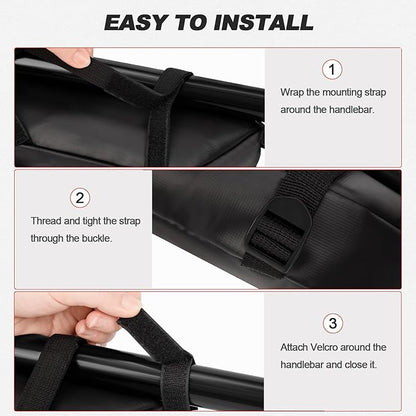 Dirt Bike Handlebar Bag - Waterproof & Durable Motorbike Tool Bags, Fits Light Bee Sur Ron S/X/ X160/ X260 Segway Talaria Sting, Secure Storage for Keys, Wallet & Phone