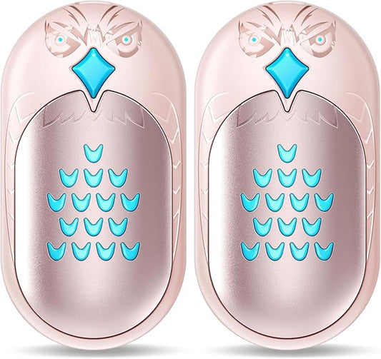 Hand Warmers Rechargeable, 2 Pack 6000mAh Electric Portable Heater, 20 Hrs Long Heating Hot Pockets Hand Warmer, Hunting Gear, Gifts for Women, Men, Raynauds, Camping, Golf, Outdoors