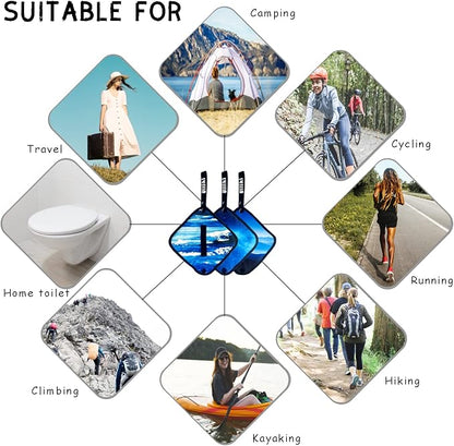 Pee Cloth for Women Hiking, Washable Reusable Camping Toilet Paper, Pee Rag After Using Outdoor Female Urination Device, Hygienic Female Urinal Solution for Women Travel