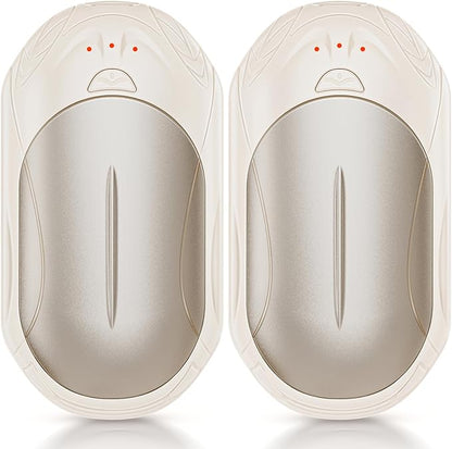 AI Hand Warmers Rechargeable 2 Pack, 6000mAh Electric Hand Warmers, AI Smart Chips 20Hrs Long Safe Heat, Portable Pocket Heater, Gifts for Christmas, Outdoor, Golf, Hunting, Camping Accessories