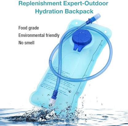 Monvecle Hydration Pack Water Rucksack Backpack Bladder Bag Cycling Bicycle Bike/Hiking Climbing Pouch + 2L Hydration Bladder