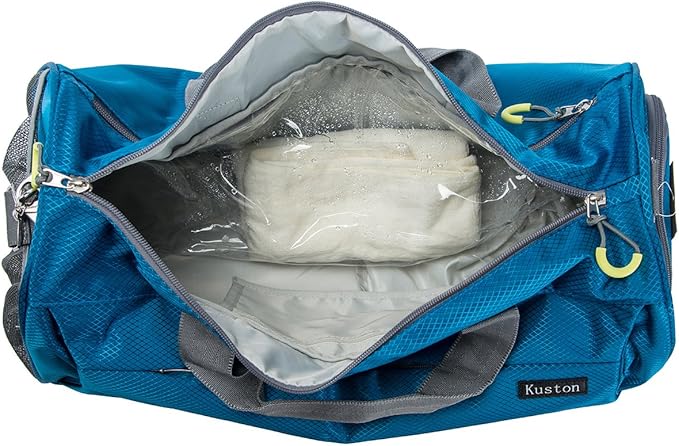 Kuston Sports Small Gym Bag for Men and Women Travel Duffel Bag Workout Bag with Shoes Compartment&Wet Pocket