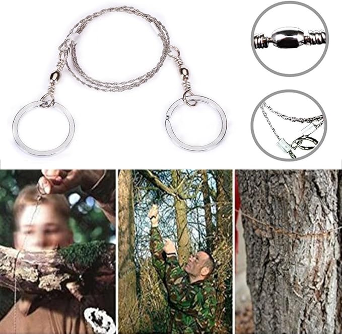 Outdoor Survival Kit 7 in 1,Mini Emergency Survival Gear Small Camping Equipment Pocket Tool Gadgets Stocking Stuffers Ideal for Boys Kids Hiking