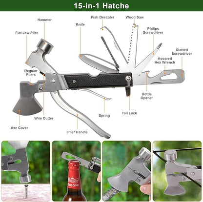 Gifts for Men Dad Him Husband Fathers Day - Survival Kit - Survival Gear and Equipment- Camping Accessories Cool Gadget Birthday Day Gifts for Men Husband Guy