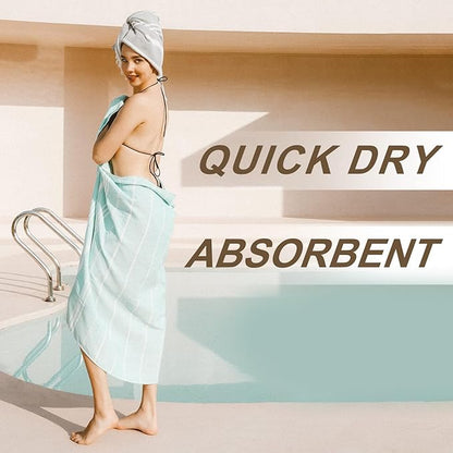 Turkish Beach Pool Towels Sandproof Lightweight Fast Drying Unique Happy Birthday Ideas Papa Dad Husband Brother Uncle Grandfather in Law from Wife Son Daughter Kids Expecting Men