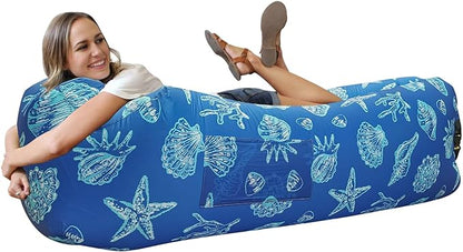 WEKAPO Inflatable Lounger Air Sofa Hammock-Portable,Water Proof& Anti-Air Leaking Design-Ideal Couch for Backyard Beach Traveling Camping Picnics & Music Festivals