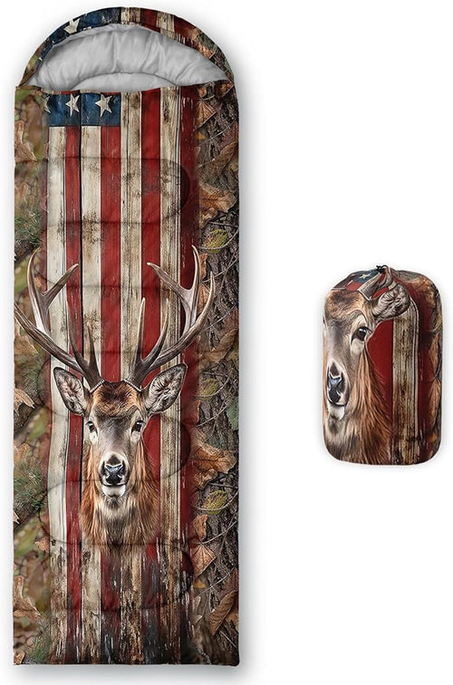 Kids Sleeping Bag for Boys Girls,Western Cowboy Print-Lightweight Warm Portable Outdoor Indoor-Waterproof Cold Weather Resistant Sleeping Bag for Camping Hiking