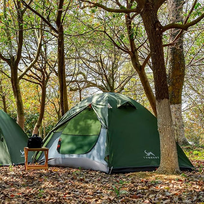 MC TOMOUNT Backpacking Tent 1-2 Person Waterproof Lightweight Double Layer Free-Standing Aluminum Pole for Outdoor Camping Hiking 4 Season