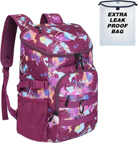 Cooler Backpack Insulated Leak Proof,Small Soft Coolers Bag for Men and Women Camping,Travel,Beach,Hiking,Picnic
