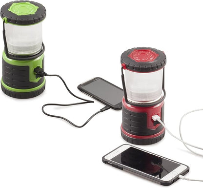 Blazin Bolt Rugged USB Rechargeable Lantern | 400 Lumen | 400 Hours of Light | 6000mAh Power Bank | 6 Modes | Camping, Emergency, Power Outage, Storm, Blizzard, Hurricane Survival