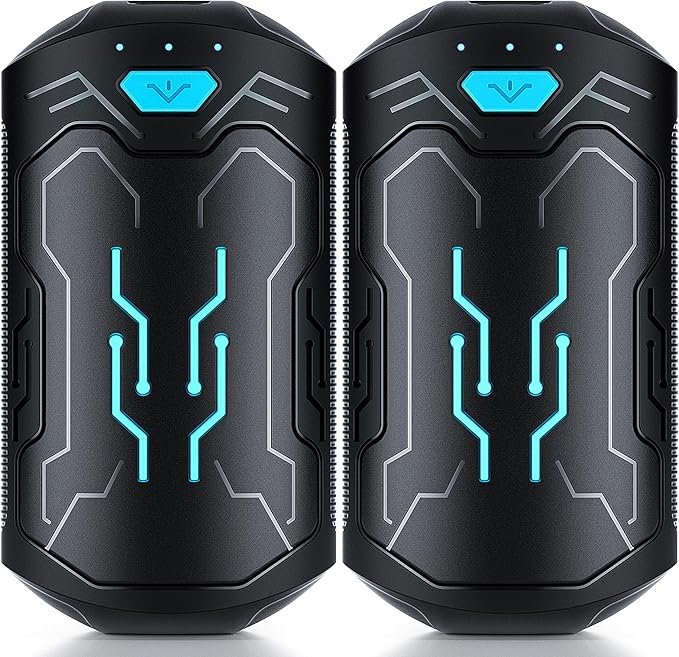Hand Warmers Rechargeable 2 Pack, ROFWIZ 6000mAh Electric Portable Pocket Heater, are Great Warm Gifts for Women, Men, Heat Therapy, Raynauds, Outdoors, Hunting, Golf, Camping Gear