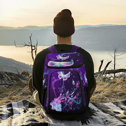 Cooler Backpack Insulated Leak Proof Beach Cooler Bag 30 Cans Waterproof Lightweight Soft Lunch Picnic Cooler for Men Women