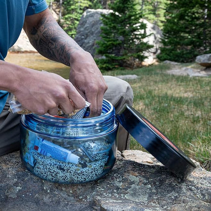 Bear Canister for Backpacking. 4 Sizes: BV500, BV475, BV450, BV425. Bear Resistant Food Container for Camping, Hiking, Fishing, Canoeing, Hunting, bikepacking. Bear Vault is Bear Safe!