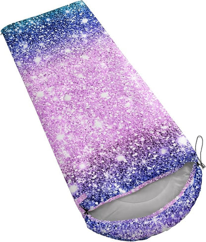 Sleeping Bags for Adults Kids,Backpacking Camping Sleeping Bag for Girls Boys Lightweight Waterproof Cold/Warm Weather Sleeping Bag for All Season