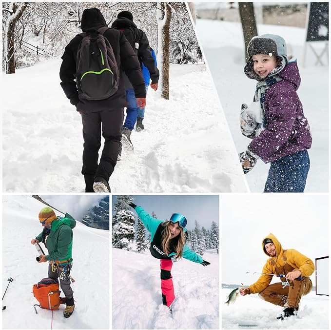 Heated Hand Muff with 10000 mAh Rechargeable Battery Electric Heated Hand Warmer Pouch for Winter Hunting Football Golf Outdoor Walk