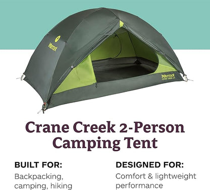 MARMOT Crane Creek 2P/3P Camping and Backpacking Tents & Footprints