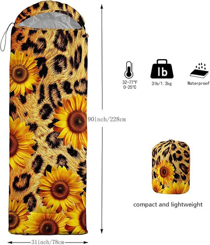 BSNTHO Camping Sleeping Bags,3 Season Warm & Cool Weather,Lightweight,Waterproof Sleeping Bags for Adults & Kids,Traveling,and Outdoors,Camping Gear Equipment