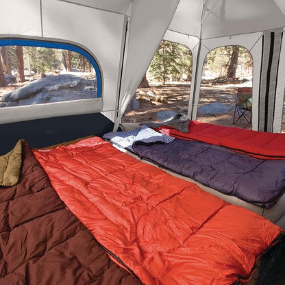 Coleman Instant Tent with 1-Minute Setup, 4/6/8/10 Person Tent with Pre-Attached Poles, Air Vent, & Carry Bag