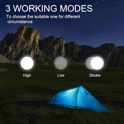 NPET XHP70 LED Flashlight USB Rechargeable Tactical Flashlight, Super Bright 2000 Lumens Zoomable Flashlight Camping, Hiking, Home, Outdoor and Emergency, with Waterproof and Shock Resistant