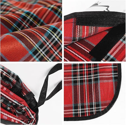 Wind Tour Family Outdoor Waterproof Durable Picnic Blankets with Carry Strap Foldable Sandproof Picnic Floor Mat for Kids Playground Camping Hiking Grass Travelling (1, Red-78.7 * 78.7 in)