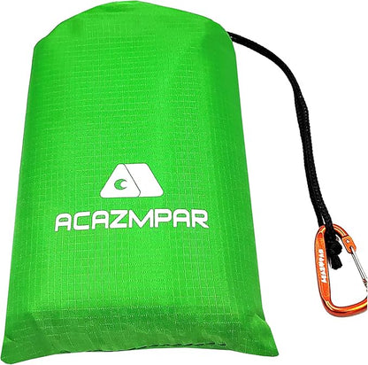 Waterproof Camping Tent Tarp, Ultralight Tent Footprint, Ground Tent Floor Saver for Camping Hiking (Green-79 x55)