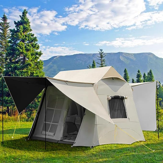 Tent for Camping, 3-6 Person Family Tents with Spacious Interior, Waterproof Tent with Carry Bag for Family Camping Traveling Hiking Picnic