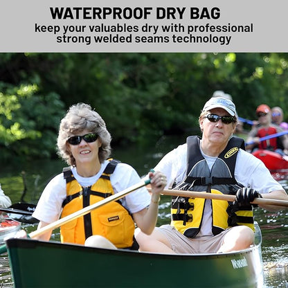 Waterproof Dry Bag,Roll Top Coastal Summer Beach Coral Small Waterproof Backpack 5L/10L/20L Floating and Lightweight Bags for Kayaking, Boating, Fishing, Swimming and Camping
