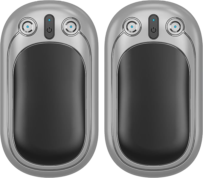 Hand Warmers Rechargeable, SECHKISS 2-Pack 5000mAh Reusable Portable Hand Warmer, 2 in 1 Electric Pocket Warmer Great for Outdoor, Hunting, Golf, Camping, Warm Gifts for Women Men…