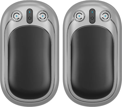 Hand Warmers Rechargeable, SECHKISS 2-Pack 5000mAh Reusable Portable Hand Warmer, 2 in 1 Electric Pocket Warmer Great for Outdoor, Hunting, Golf, Camping, Warm Gifts for Women Men…