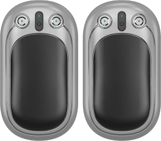 Hand Warmers Rechargeable, SECHKISS 2-Pack 5000mAh Reusable Portable Hand Warmer, 2 in 1 Electric Pocket Warmer Great for Outdoor, Hunting, Golf, Camping, Warm Gifts for Women Men…