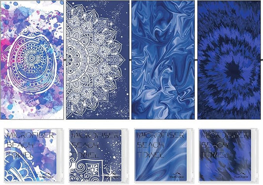 Your Choice Microfiber Beach Towels, Sand Free Beach Towel, Quick Dry Beach Towel, Extra Large Beach Towels for Adults, Kids (67x35 Inch, 60x30 Inch), Travel Towel, Camping Towel