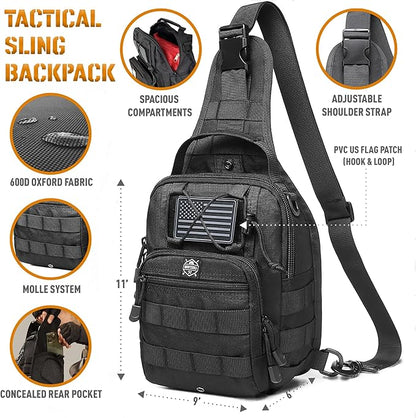 Survival Kit, 265 Pcs, First Aid Kit, Bug Out Bag, Hiking Gear Essentials, Emergency Outdoor Gear and Equipment, Molle System, EDC, Camping Accessories, Hunting, Gifts for Men.