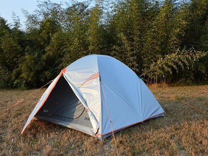 NTK Colorado GT 2/4/6/8 Person Outdoor Dome Family Camping Tent 100% Waterproof, Easy Assembly, Durable Fabric Full Coverage Rainfly - Micro Mosquito Mesh