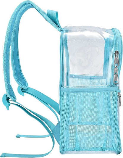 USPECLARE Clear Backpack for Stadium Approved 12×6×12, Water proof Clear Bag for Stadium Events and Concert Work Sport Event