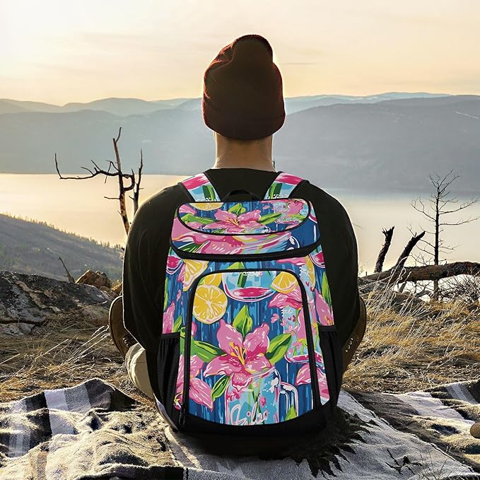 Cooler Backpack Insulated Leak Proof Beach Cooler Bag 30 Cans Waterproof Lightweight Soft Lunch Picnic Cooler for Men Women