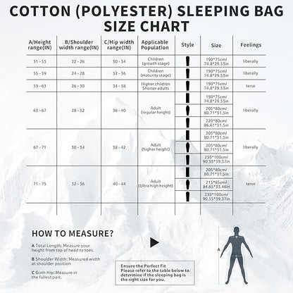 Naturehike Lightweight Compact Sleeping Bag, 59℉/32℉ Envelope Ultralight Backpacking Sleeping Bag Portable, Waterproof with Compression Sack for Cold&Warm, Camping, Traveling, Hiking