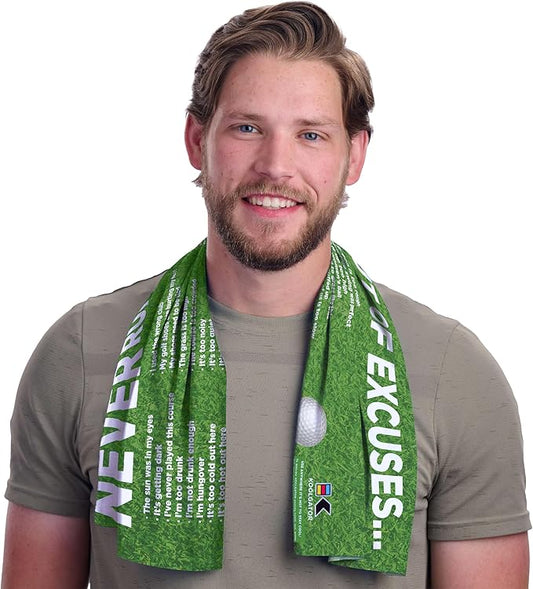 KOOLGATOR SPF 30 Cooling Towel for Face & Neck - Cooling Towels for Sports, Athletes, Gym, and Hot Weather - Men, Women & Kids