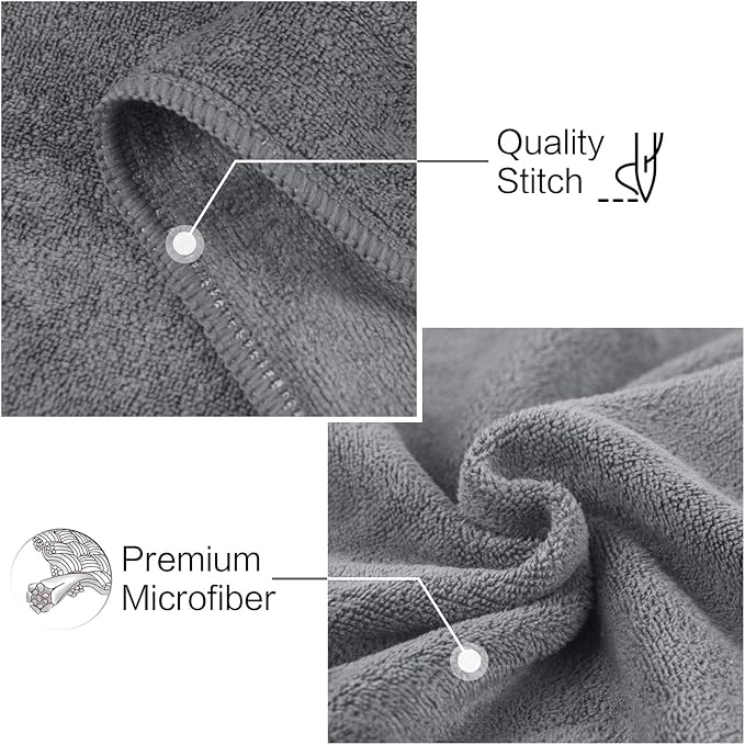 SUNLAND Microfiber Gym Bath Towel Ultra Soft Travel Camping Towel Super Absorbent Swimming Sport Towel for Adults and Children 24inchX48inch