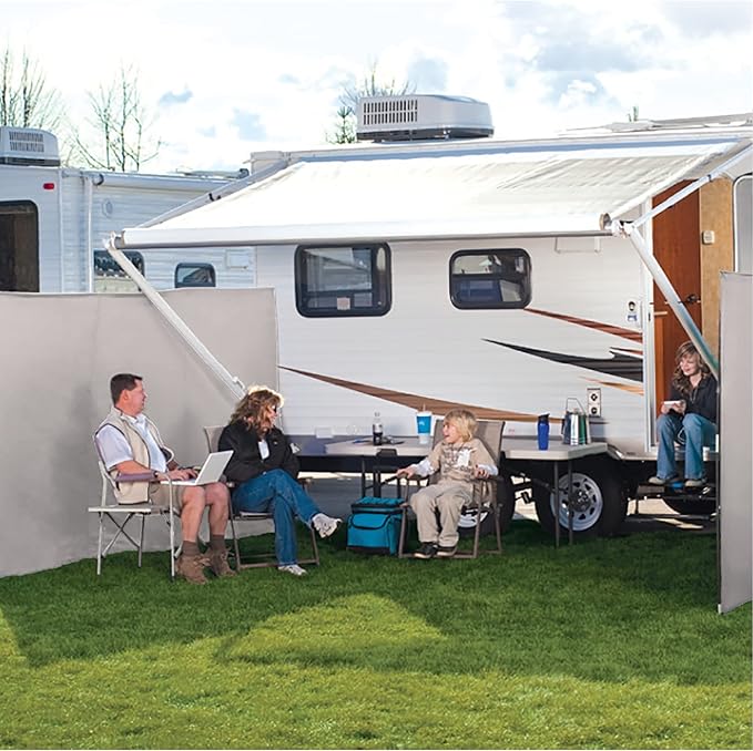 WallUp Instant Outdoor Privacy Tent - Versatile Privacy Screen & Divider, Weather-Resistant, UV-Treated Cloth, 6' x 12', White