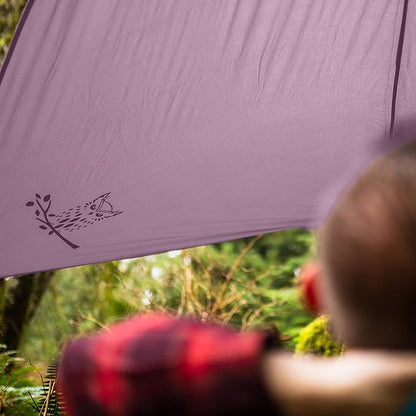 Wise Owl Outfitters Hammock Tarp, Hammock Tent - Rain Tarp for Camping Hammock - Camping Gear Must Haves w/Easy Set Up Including Tent Stakes and Carry Bag