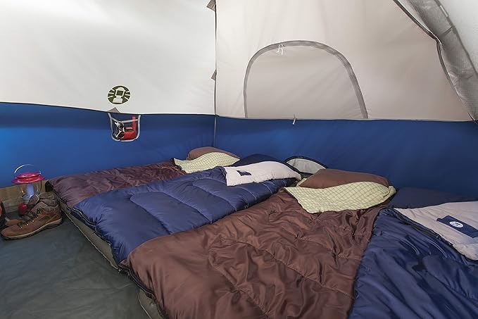 Coleman Sundome 4-Person Tent with Rainfly, Weatherproof Tent Sets Up in 10 Mins
