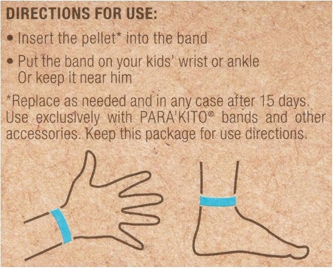 PARA'KITO Bug & Mosquito Bracelets for Kids | Mosquito Spray Alternative | Waterproof, Outdoor Insect Wristband w/Natural Essential Oils | Hiking, Trekking & Camping Accessories (Crocodile)