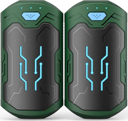 Hand Warmers Rechargeable 2 Pack, ROFWIZ 6000mAh Electric Portable Pocket Heater, are Great Warm Gifts for Women, Men, Heat Therapy, Raynauds, Outdoors, Hunting, Golf, Camping Gear