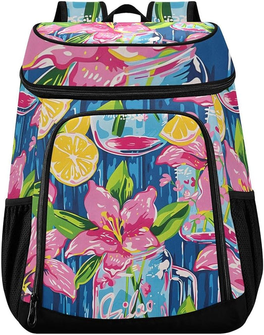 Cooler Backpack Insulated Leak Proof Beach Cooler Bag 30 Cans Waterproof Lightweight Soft Lunch Picnic Cooler for Men Women