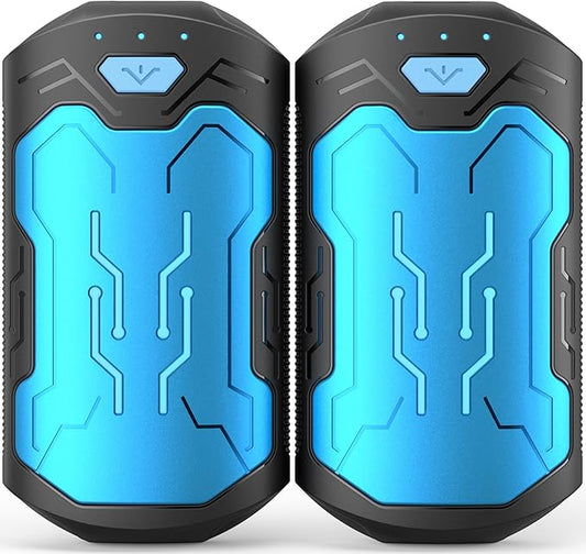 Hand Warmers Rechargeable 2 Pack, ROFWIZ 6000mAh Electric Portable Pocket Heater, are Great Warm Gifts for Women, Men, Heat Therapy, Raynauds, Outdoors, Hunting, Golf, Camping Gear