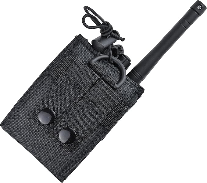 Portable Radio Holster Radio Holder Bag Tactical Radio Holder Pouch for Outdoor,Camping, Exploring, Hunting, Climbing